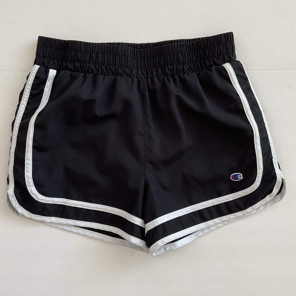 Champion Black and White Girls Shorts